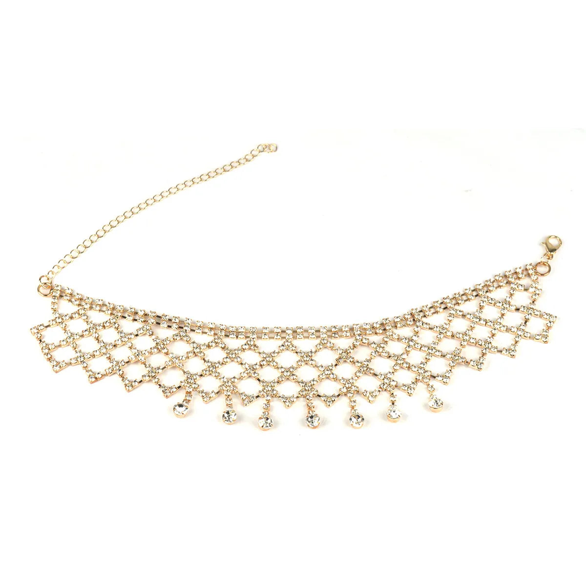 Clavicle Chain - Iced Out Necklace