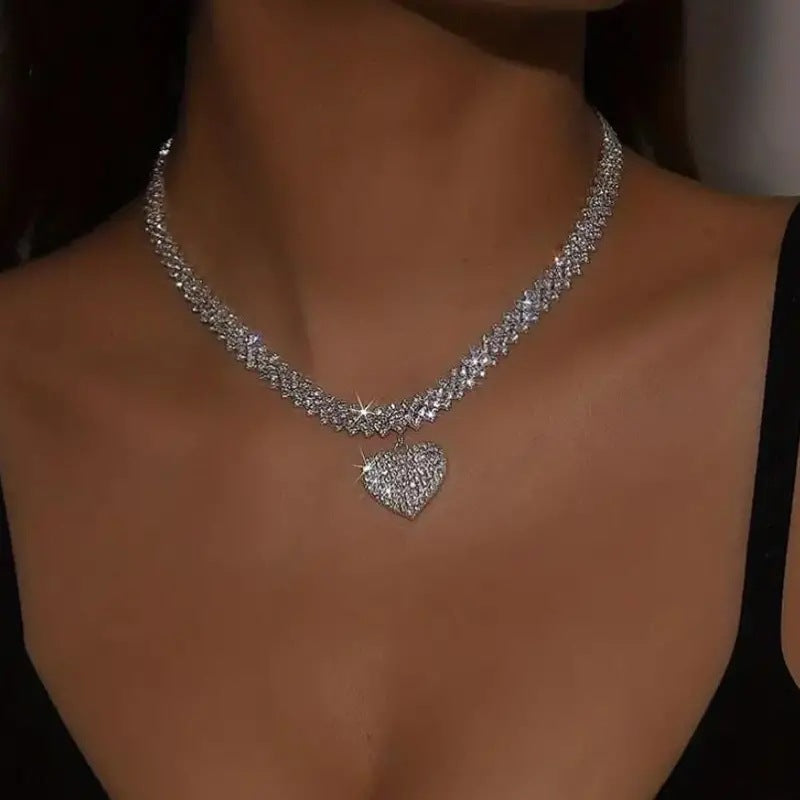 Love At First Sight - Iced Out Necklace