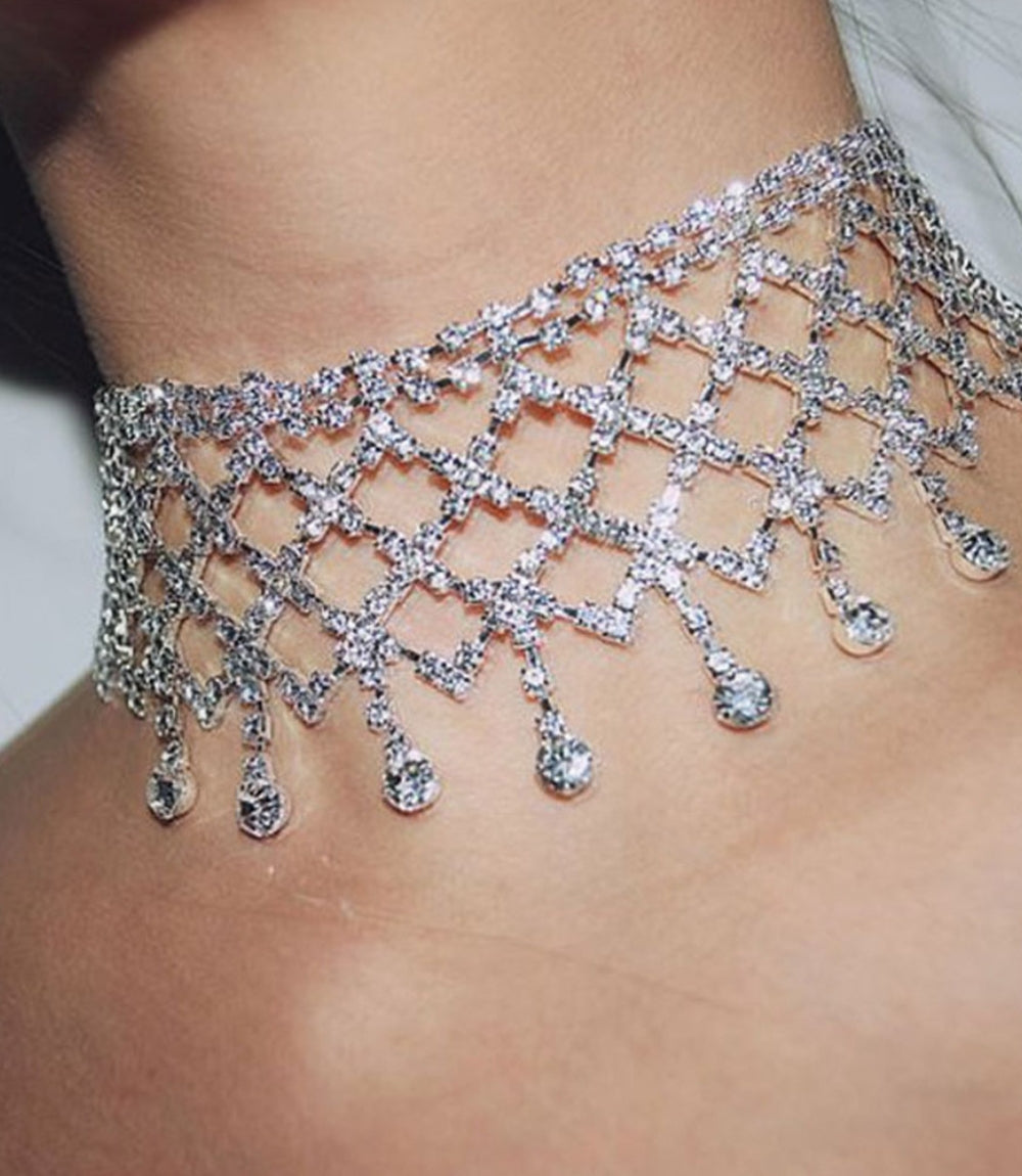 Clavicle Chain - Iced Out Necklace