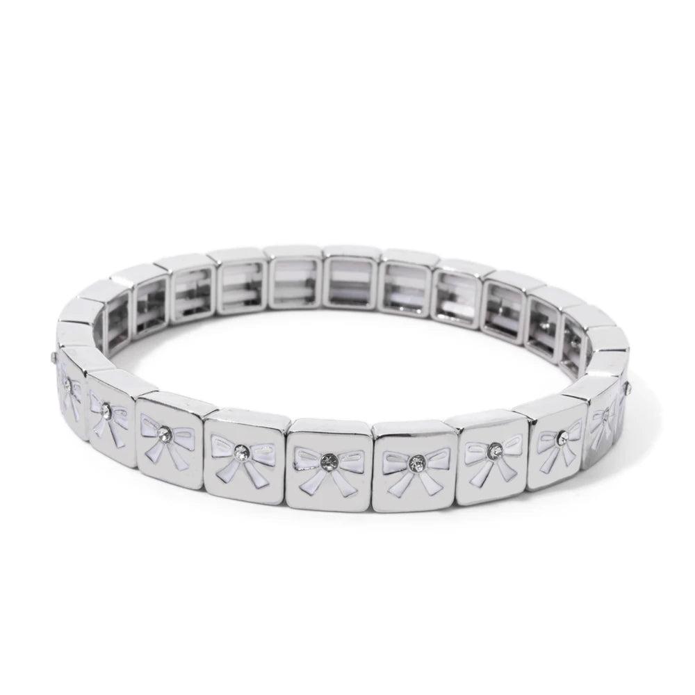 Iced Smile Stack - Charm Bracelets