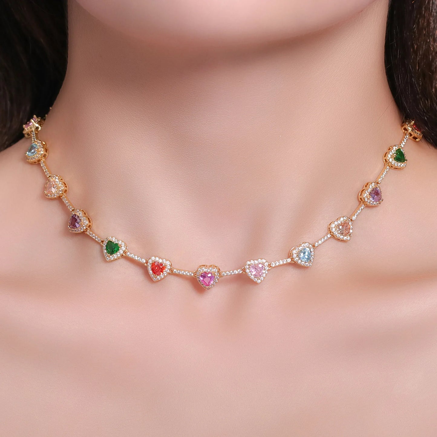 Chrome Love Necklace
