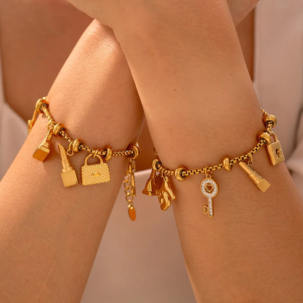 Rich Girl - Gold Aesthetic Bracelet