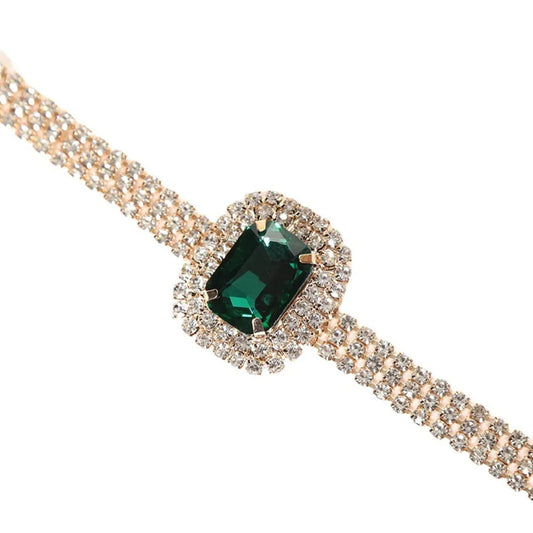 Electric Aura - Green Zircon Pendant Necklace