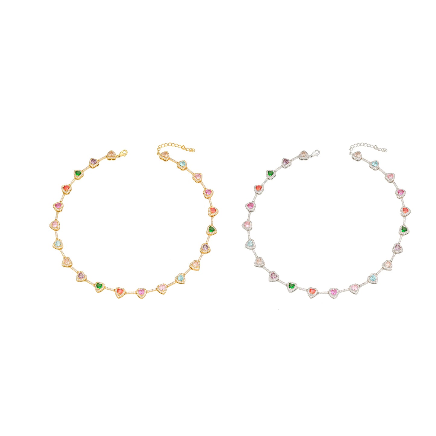 Chrome Love Necklace