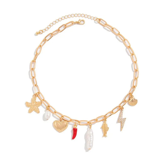 Sea Daze - Starfish Sea Charm Necklace