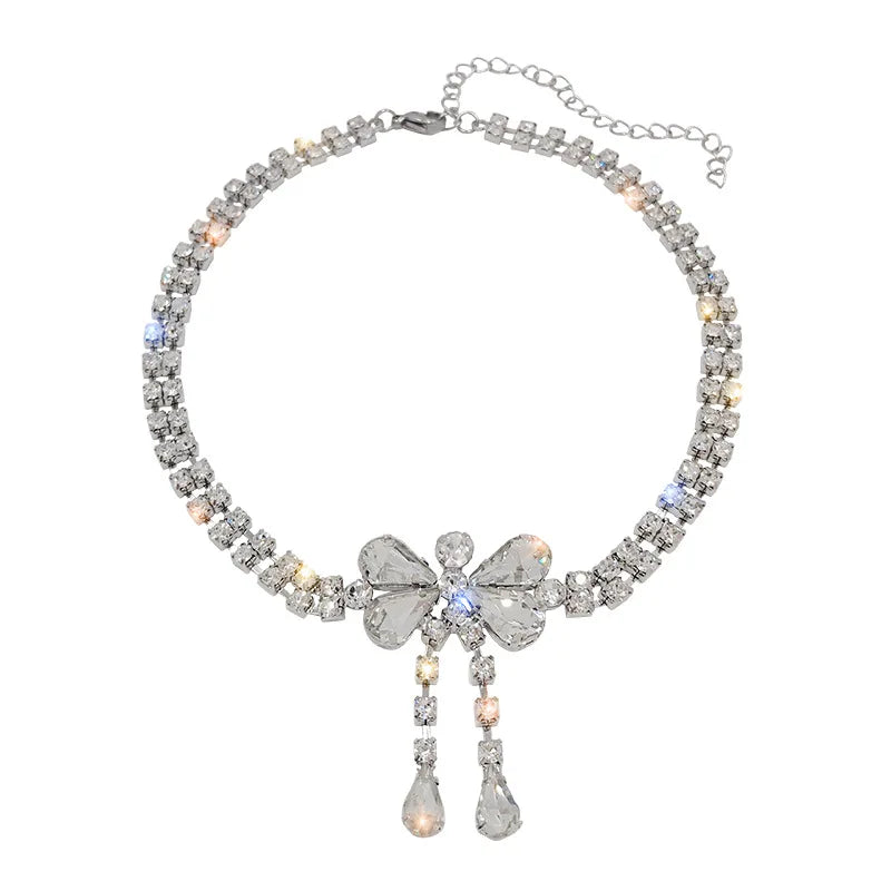 Iced Ribbon Necklace