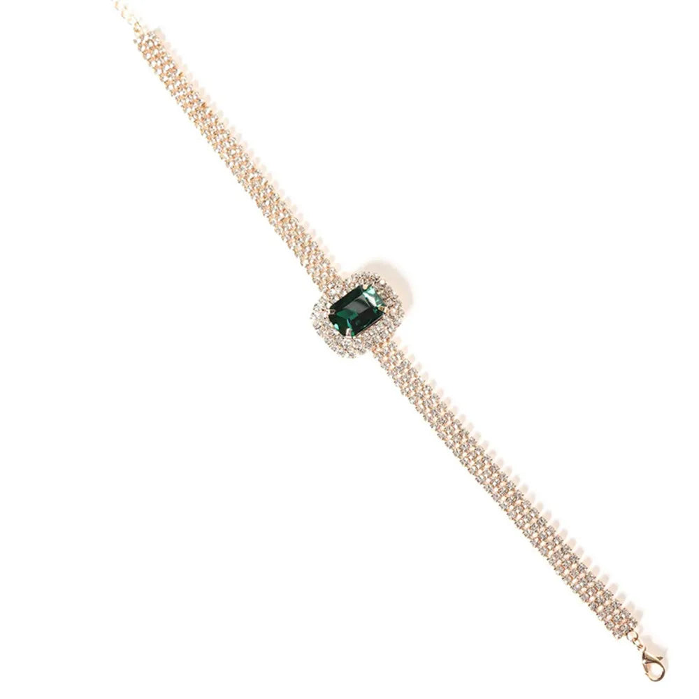 Electric Aura - Green Zircon Pendant Necklace