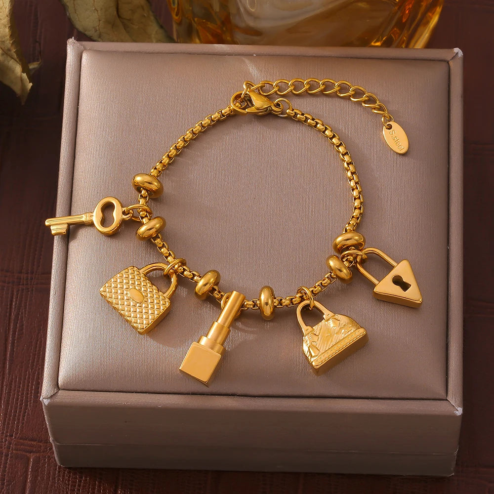 Rich Girl - Gold Aesthetic Bracelet