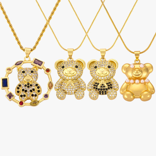 A Bear Affair – Intricate Bear Necklace Collection