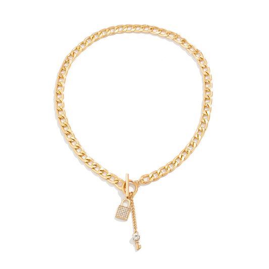 Be Mine - Lock Key Pendant Necklace