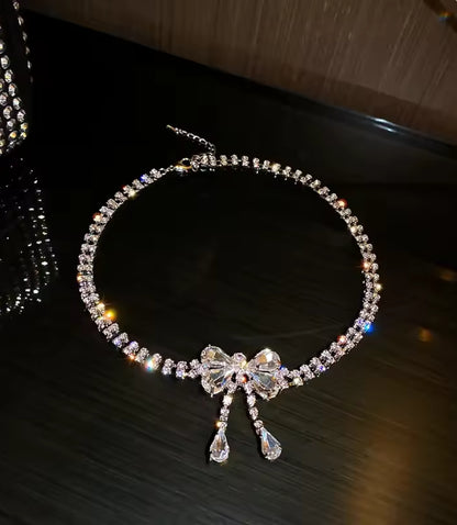 Iced Ribbon Necklace