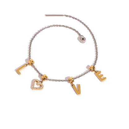Love In Gold Necklace Set