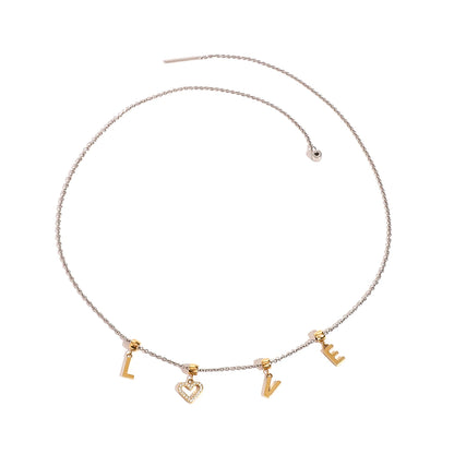 Love In Gold Necklace Set