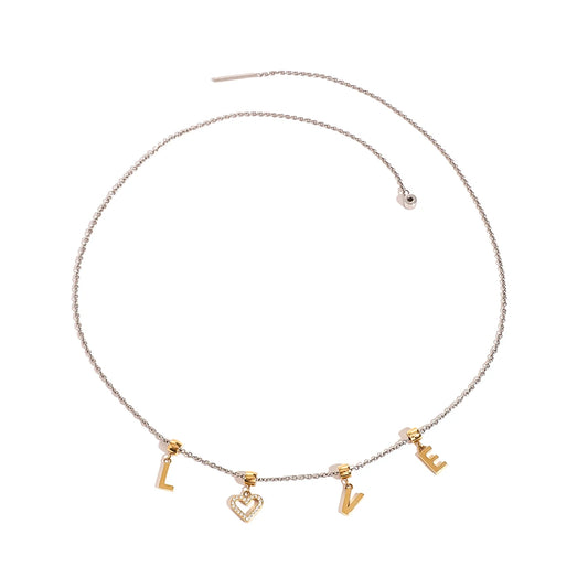 Love In Gold Necklace Set