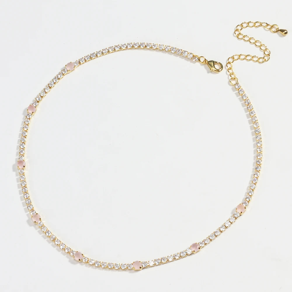 Evening Zircon necklace