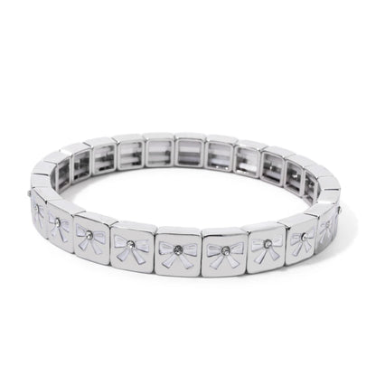Iced Smile Stack - Charm Bracelets