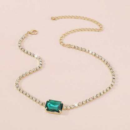 Velvet Dream - Multicolor Zircon Pendant Necklace