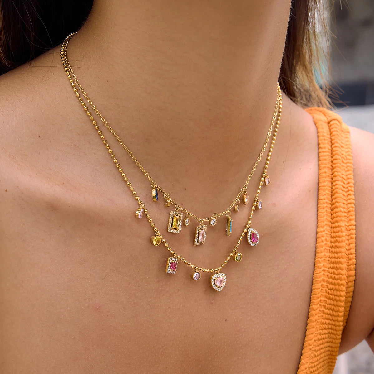 Zircon dream necklace