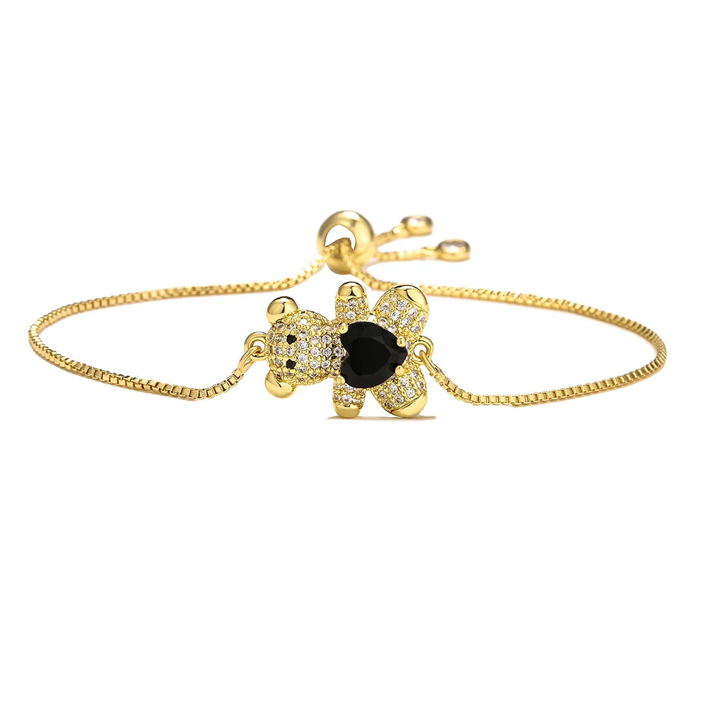 Teddy Bear Charm Bracelet