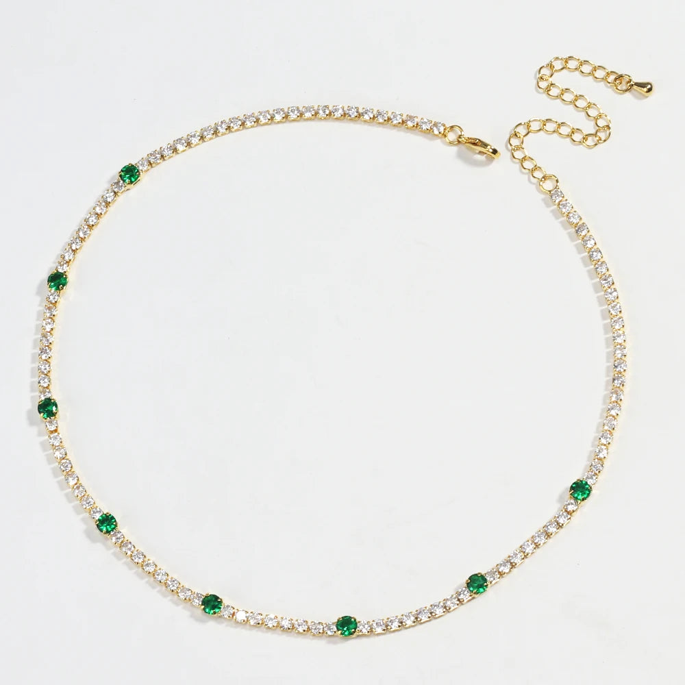 Evening Zircon necklace
