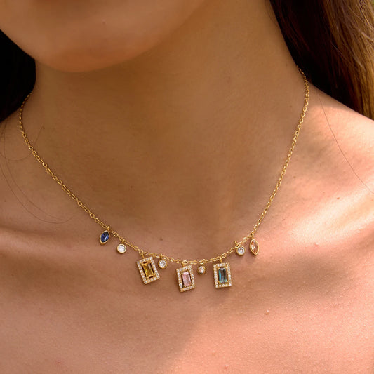 Zircon dream necklace