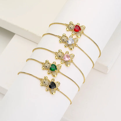 Teddy Bear Charm Bracelet