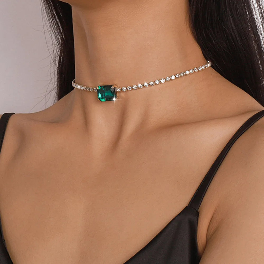 Velvet Dream - Multicolor Zircon Pendant Necklace