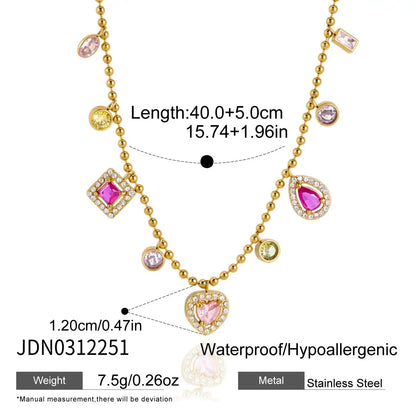 Zircon dream necklace