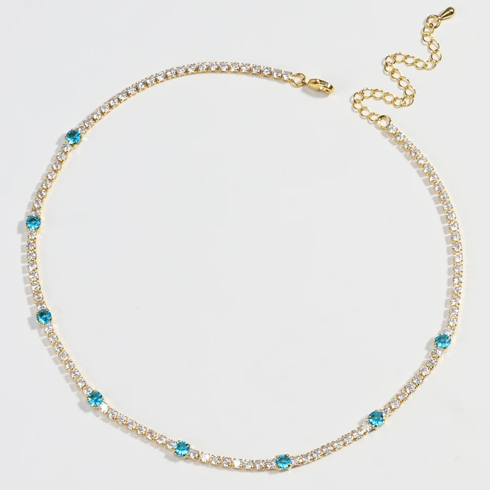 Evening Zircon necklace