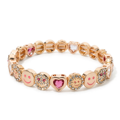 Iced Smile Stack - Charm Bracelets