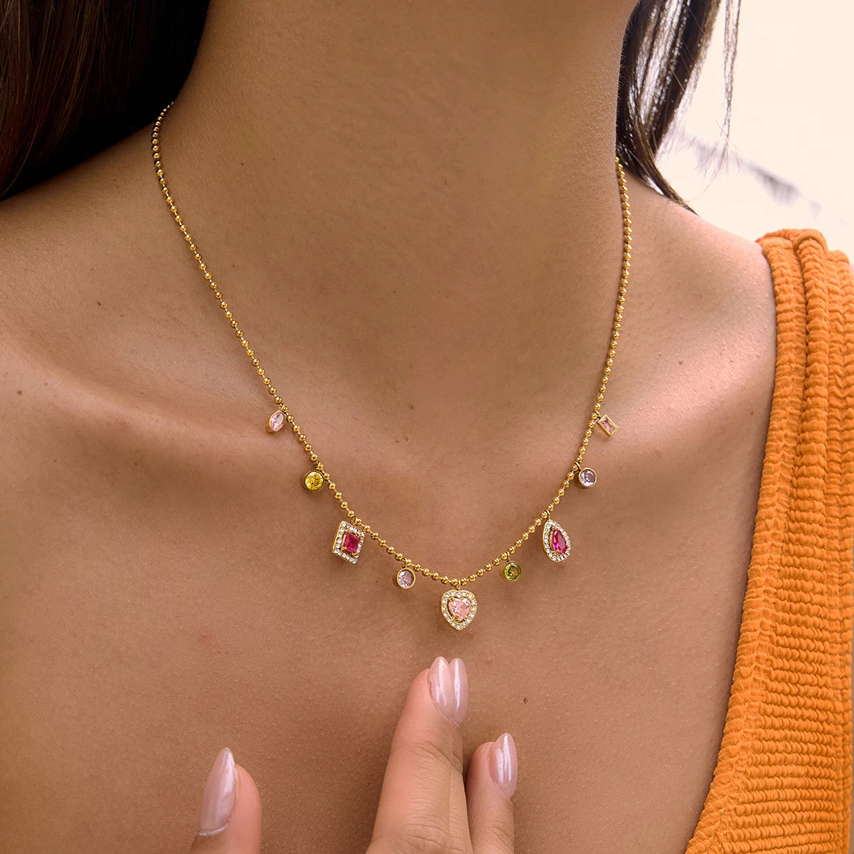 Zircon dream necklace