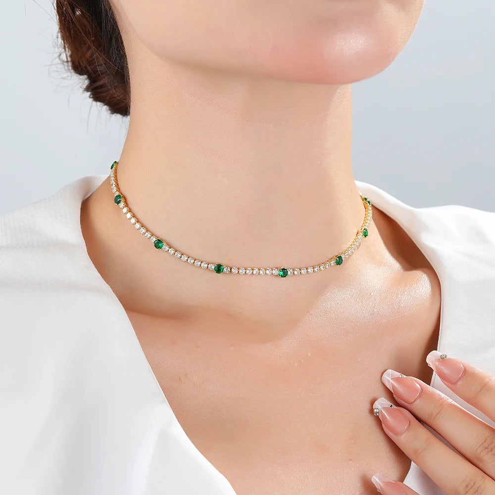 Evening Zircon necklace