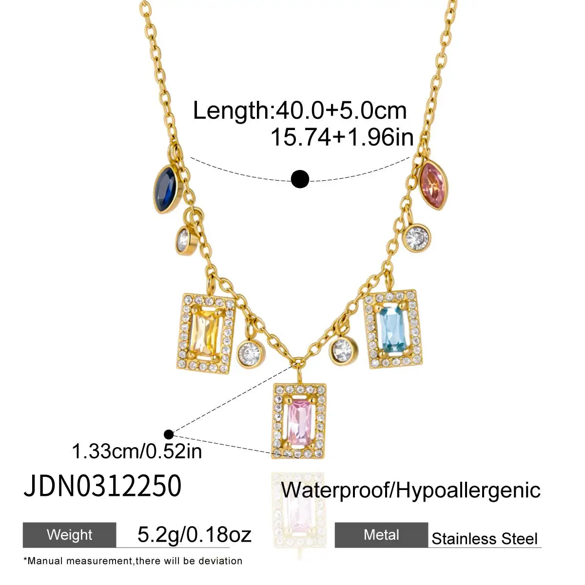 Zircon dream necklace