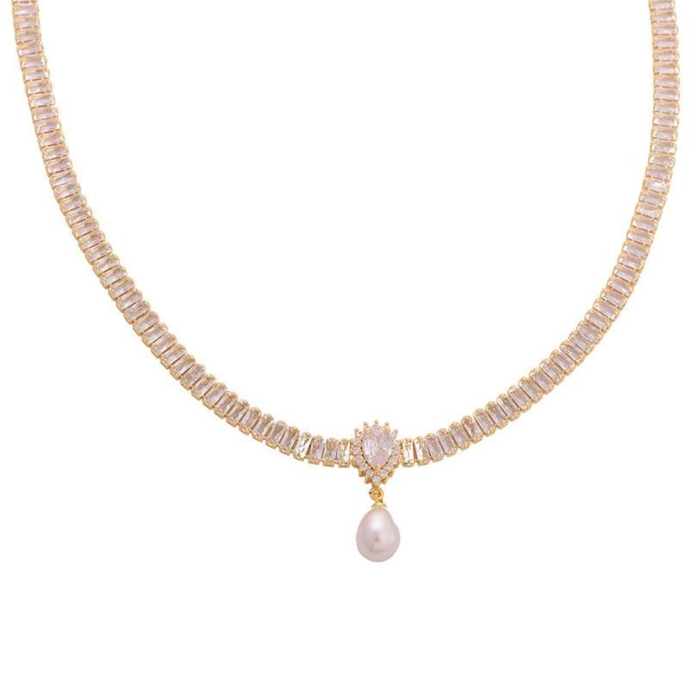 Dainty Desertstone Necklace - Delicate Jewelry